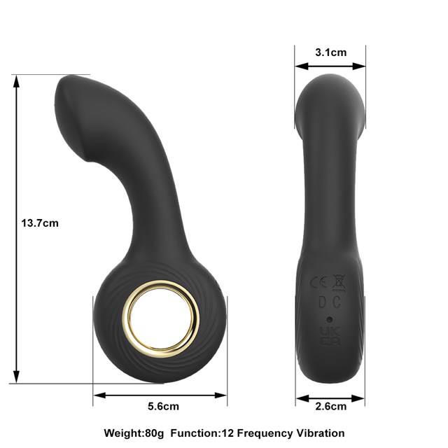 Curved Silicone Butt Plug