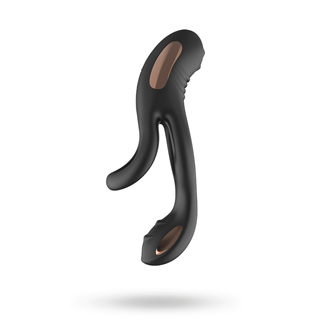 Vibrating Cock Ring With Clitoral Vibrator