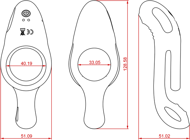Vibrating Cock Ring with Clitoral Vibrator