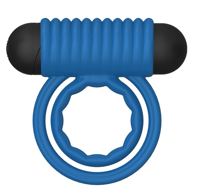 Double Rings Rock Hard Rechargeable Cock Ring