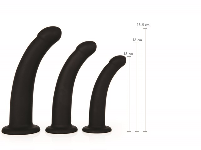 Set Silicone Semi Realistic Anal Dildos - 3 pcs