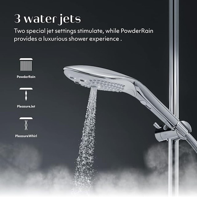 WAVE SHOWER HEAD - WHITE