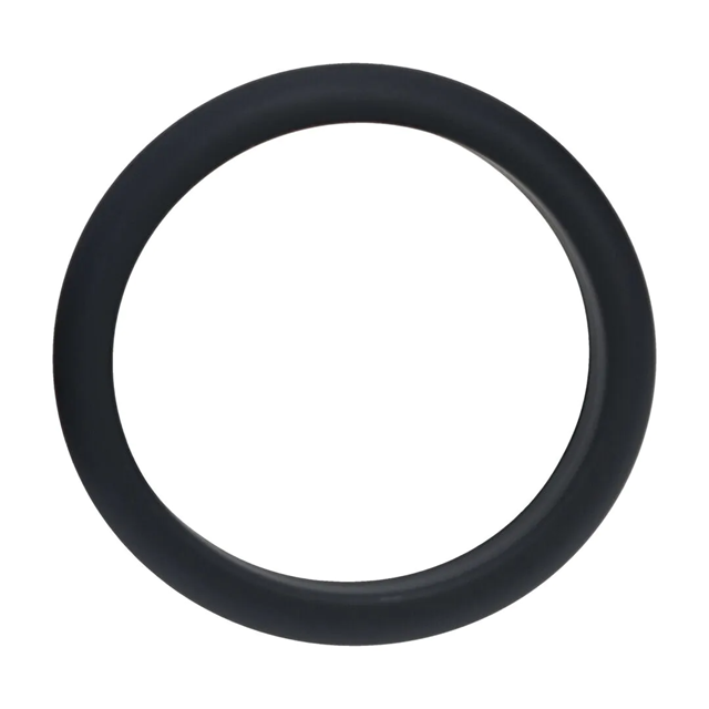 Wide O Silicone Cockring - XXL - 55mm - Black