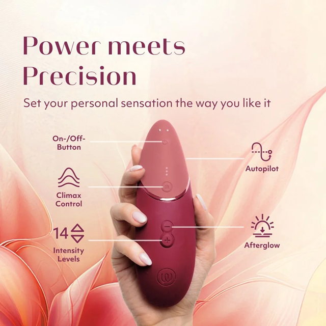 Womanizer Next 3D Pleasure Air Stimulator Bordeaux