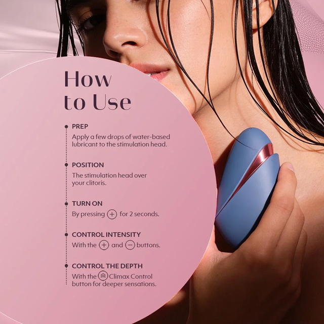 Womanizer Next Liberty Pleasure Air Stimulator Blue/Red