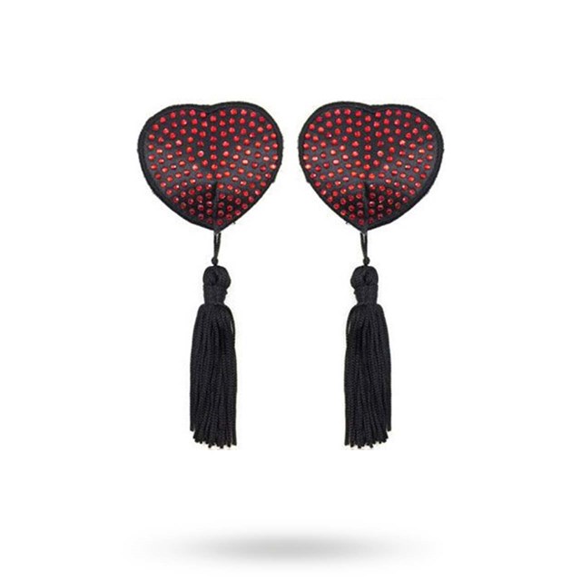 TOYZ4LOVERS Shine Nipple Tassels - Røde