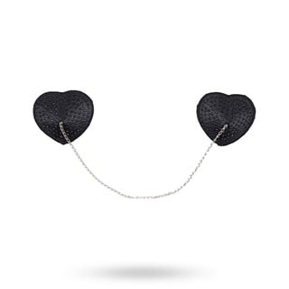 Heart Chain Nipples Tassels - Sorte