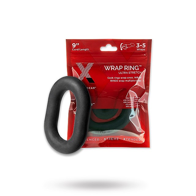 Wrap Ring Black 23 cm - Ultra Stretch - Penisring