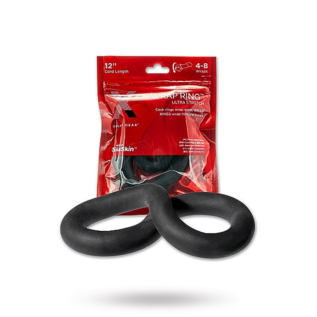 Wrap Ring Black 30 cm - Ultra Stretch - Penisring