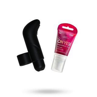 Yellooh The Perfect Finger Vibe + Rfsu Sense Me Oh Yes - Stimulerende Gel 40 Ml