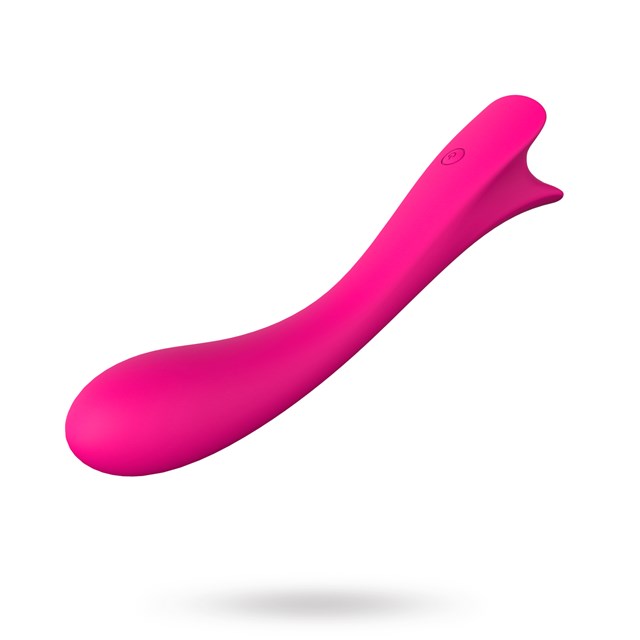 One-Hand Vibrating G-Spot Dildo