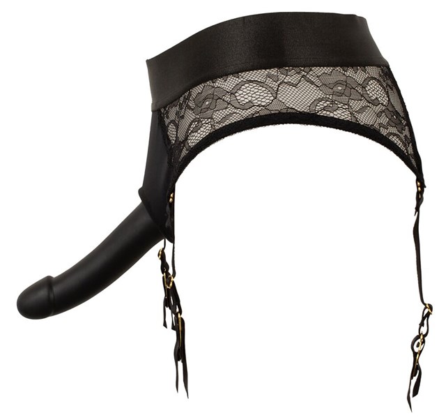 Strap-on Set - Suspender briefs & dildo