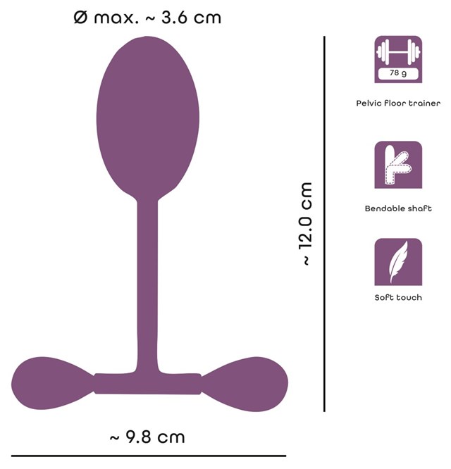 Vaginal Trainer with Bouncing Weights