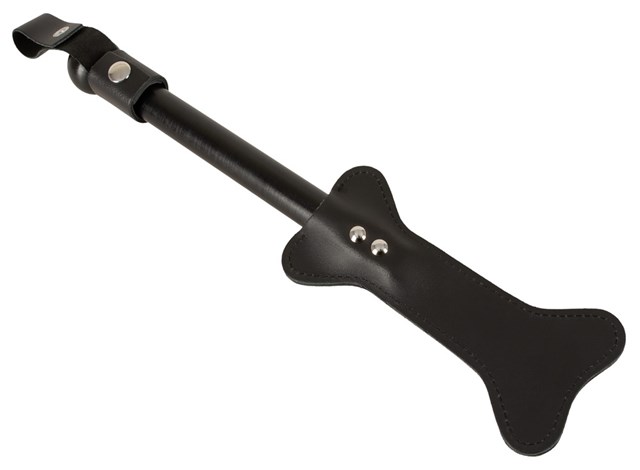 Leather Paddle Dog bone