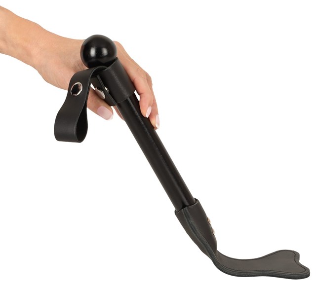 Leather Paddle Dog bone