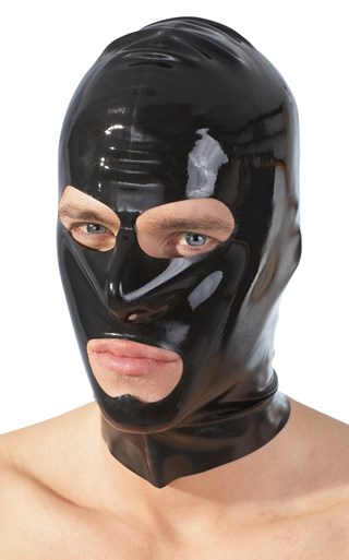 Latex Maske - Sort