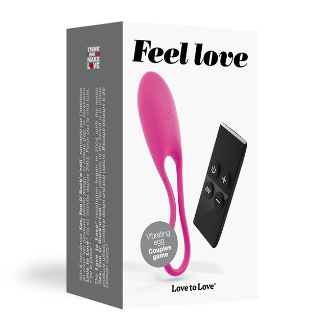 Feel Love Pink - Vibrerende Æg