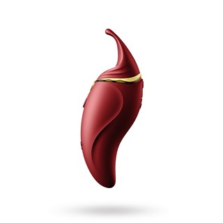 Hero Pulsewave Clitoris Massager - Wine Red