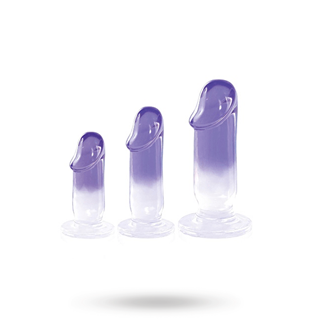 Glitzy Trainer 3 In 1 Dong Kit Purple/clear