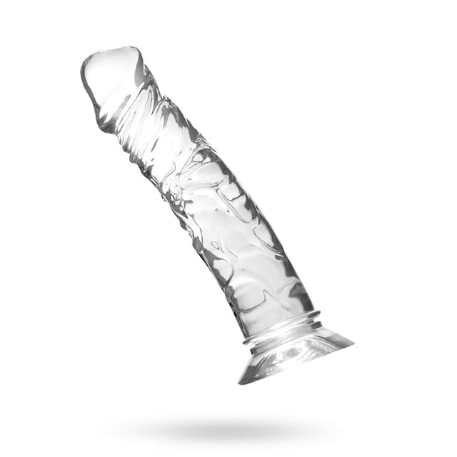Crystal Pleasures 18 cm med Sugekop