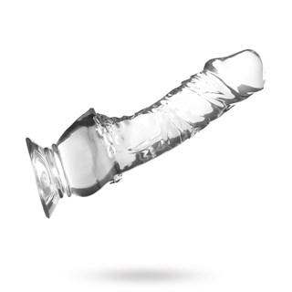 Crystal Pleasures Dildo 18 Cm - Klar