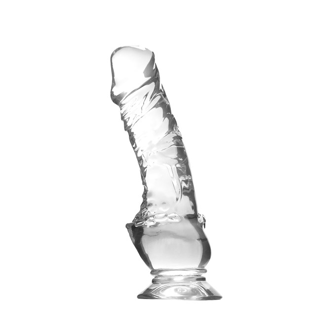 Crystal Pleasures Dildo 18 cm - Klar