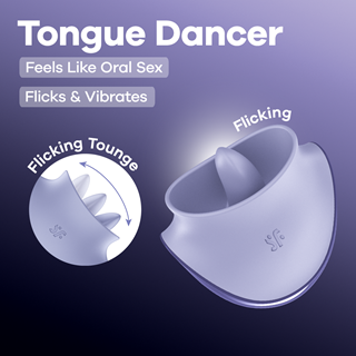 Satisfyer Tongue Dancer Flicking Clitoral Stimulator