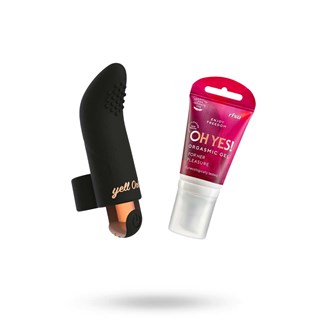 Yellooh The Perfect Finger Vibe + Rfsu Sense Me Oh Yes - Stimulerende Gel 40 Ml