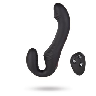 Triple Vibration Strap-on Vibrator Wireless Remote - Sort